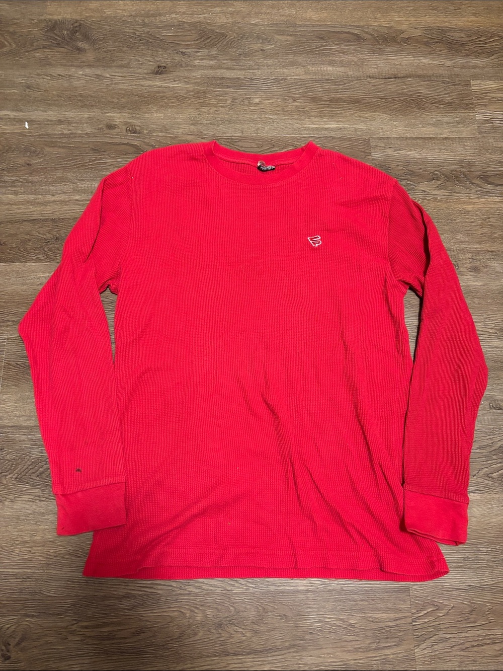 men’s south pole red long sleeve